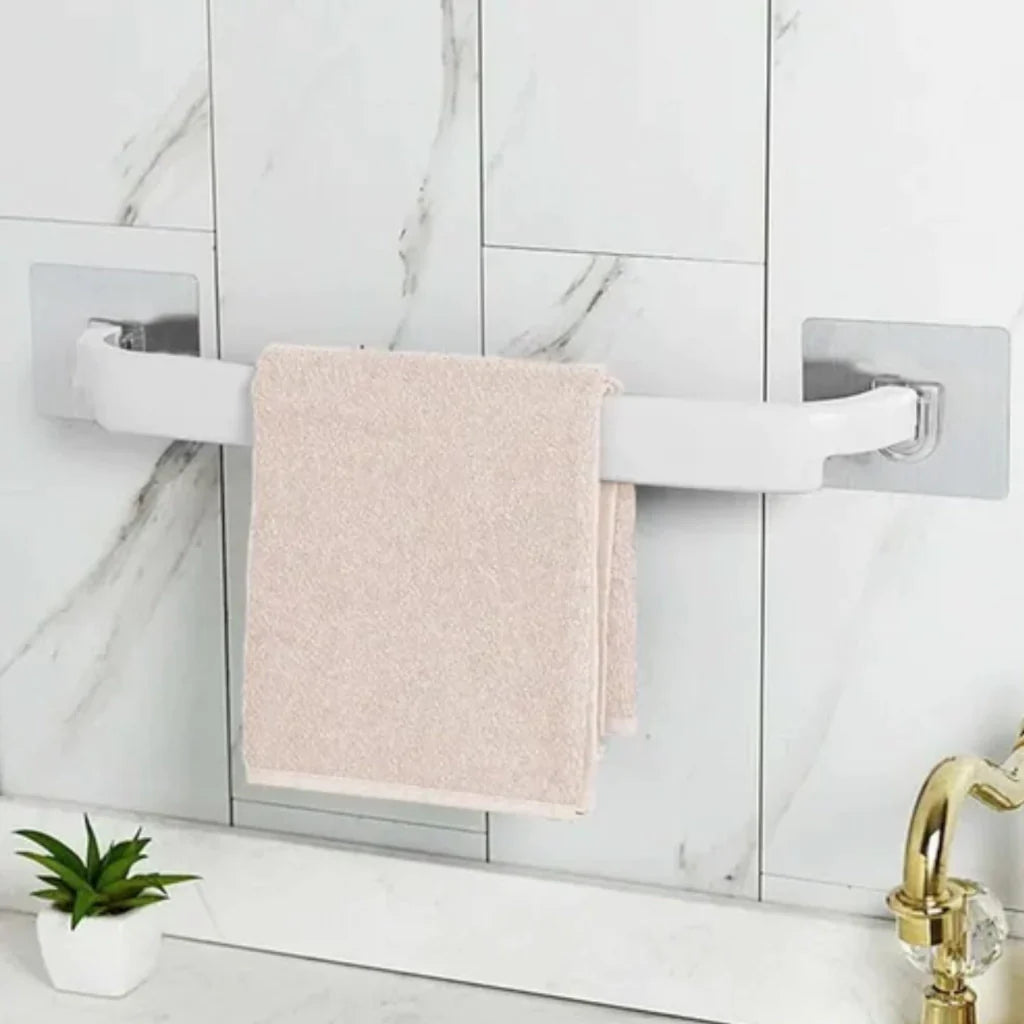Adhesive Towel Rail x2 | No Drilling Installation