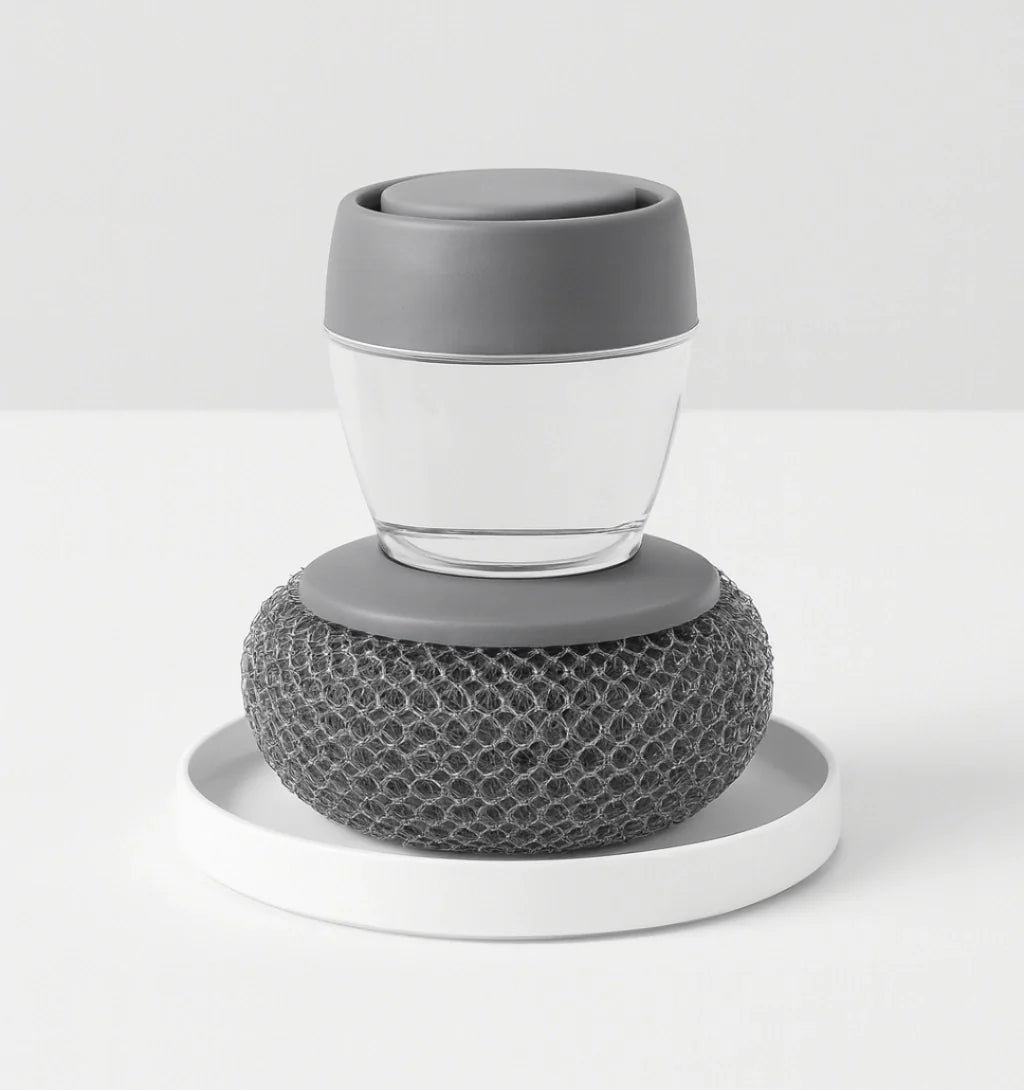 Refillable Steel Cleaning Sponge | Kitchen Cleaning